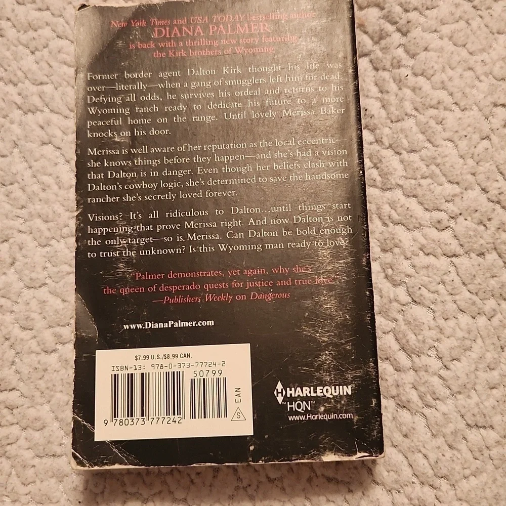Diana Palmer Wyoming Bold best seller western romance soft cover novel book